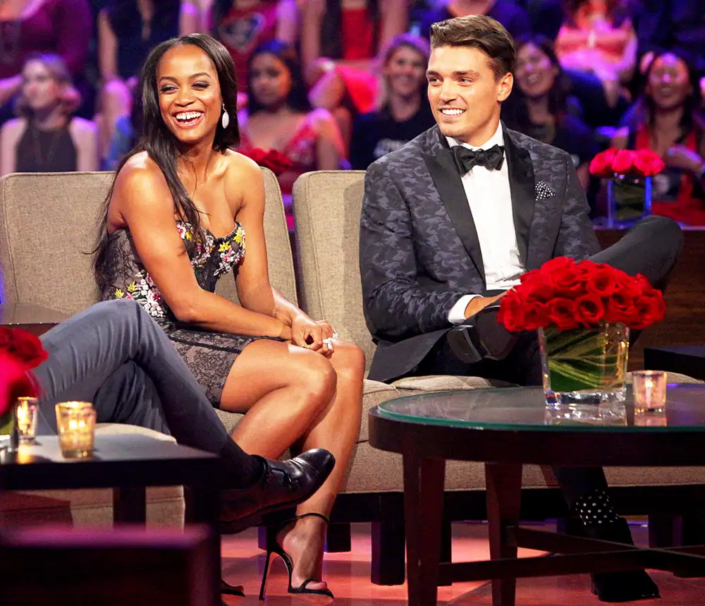 Rachel Lindsay and Dean Unglert