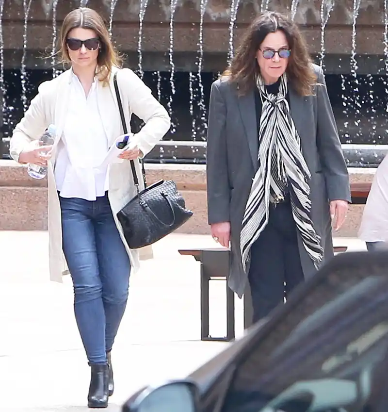 Aimee Osbourne and Ozzy Osbourne