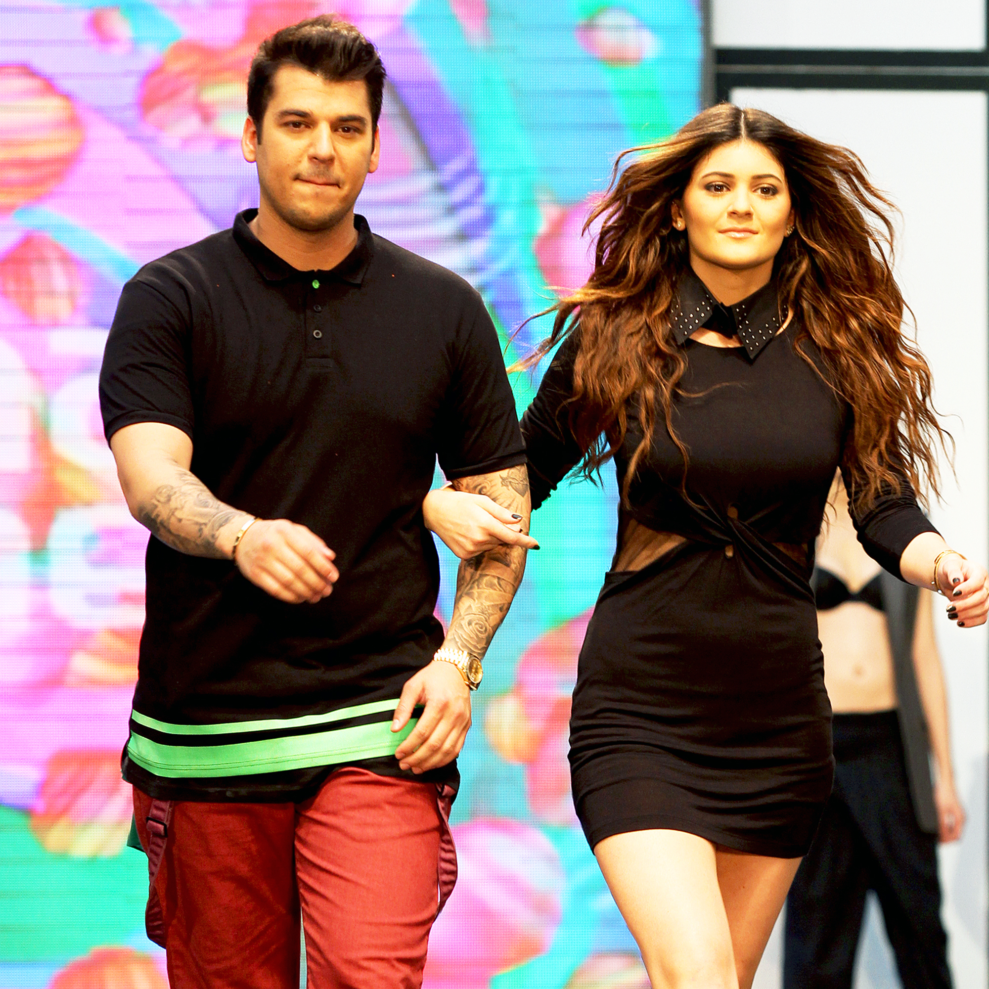 Rob Kardashian and Kylie Jenner