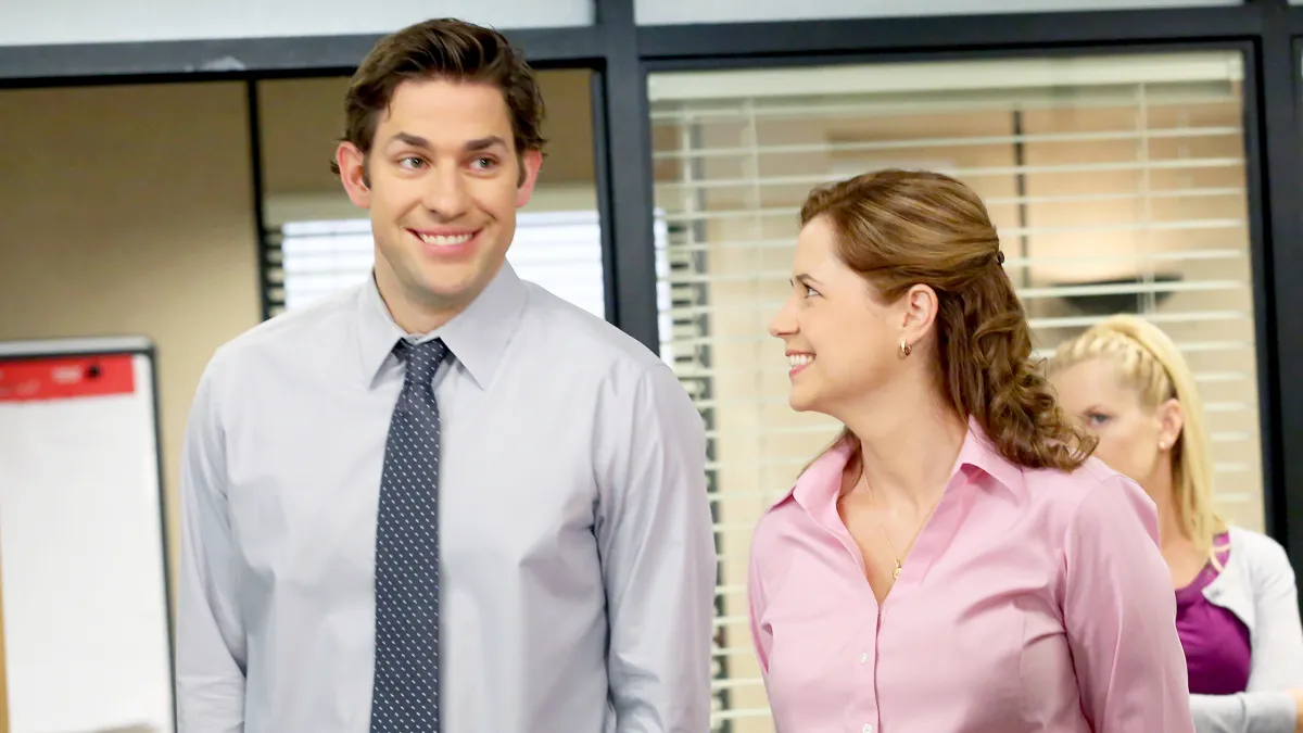 John Krasinski and Jenna Fischer