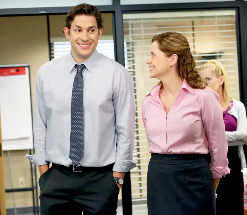 John Krasinski and Jenna Fischer