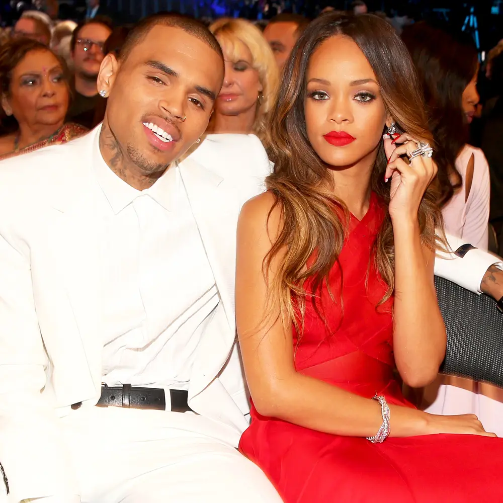Chris Brown and Rihanna