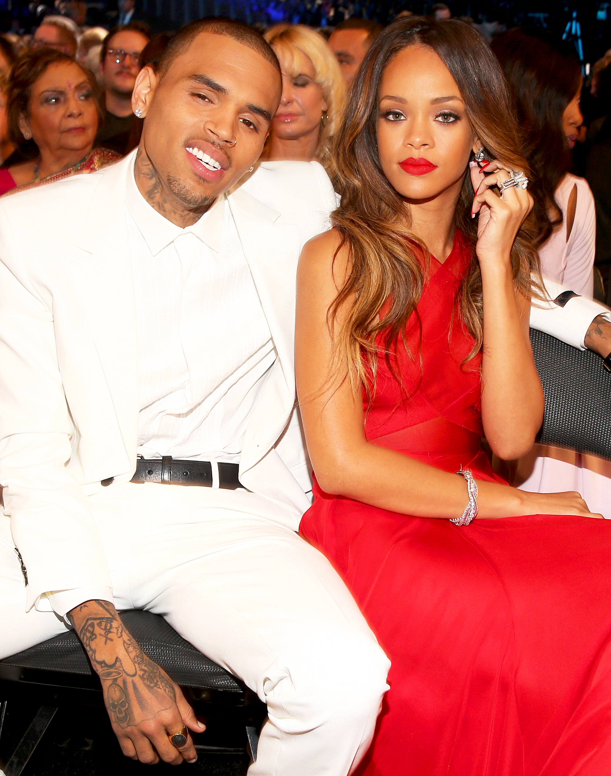 Chris Brown and Rihanna