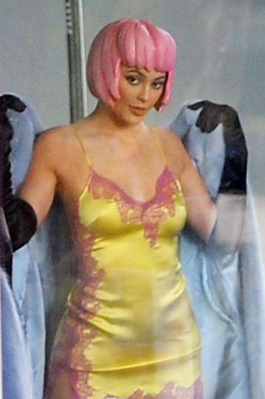 Kylie Jenner's Colorful Wigs- hair color changes