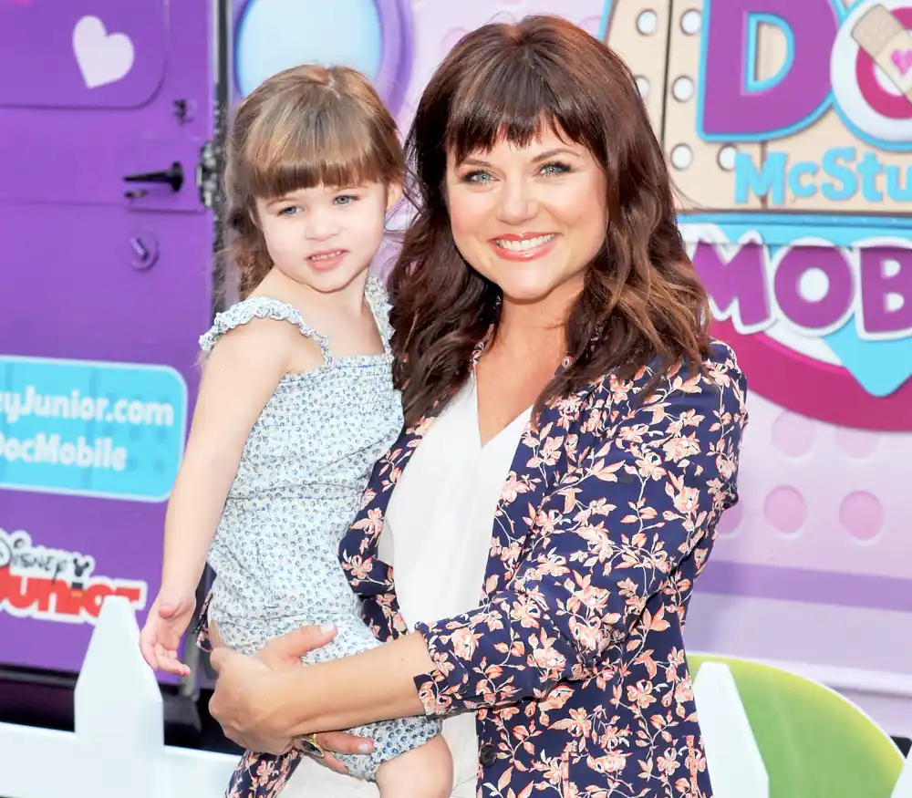 Tiffani Thiessen and Harper
