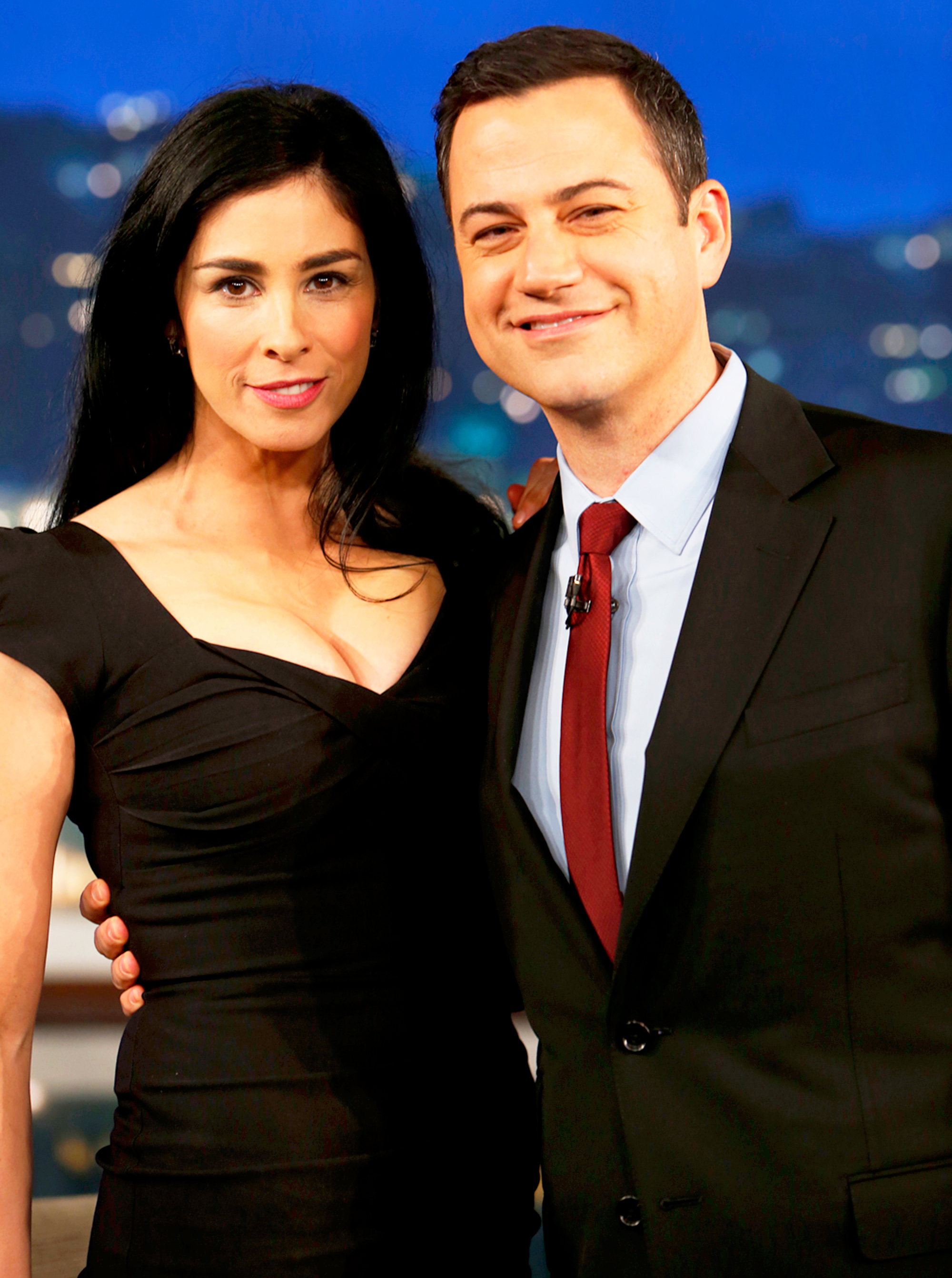 Sarah Silverman and Jimmy Kimmel