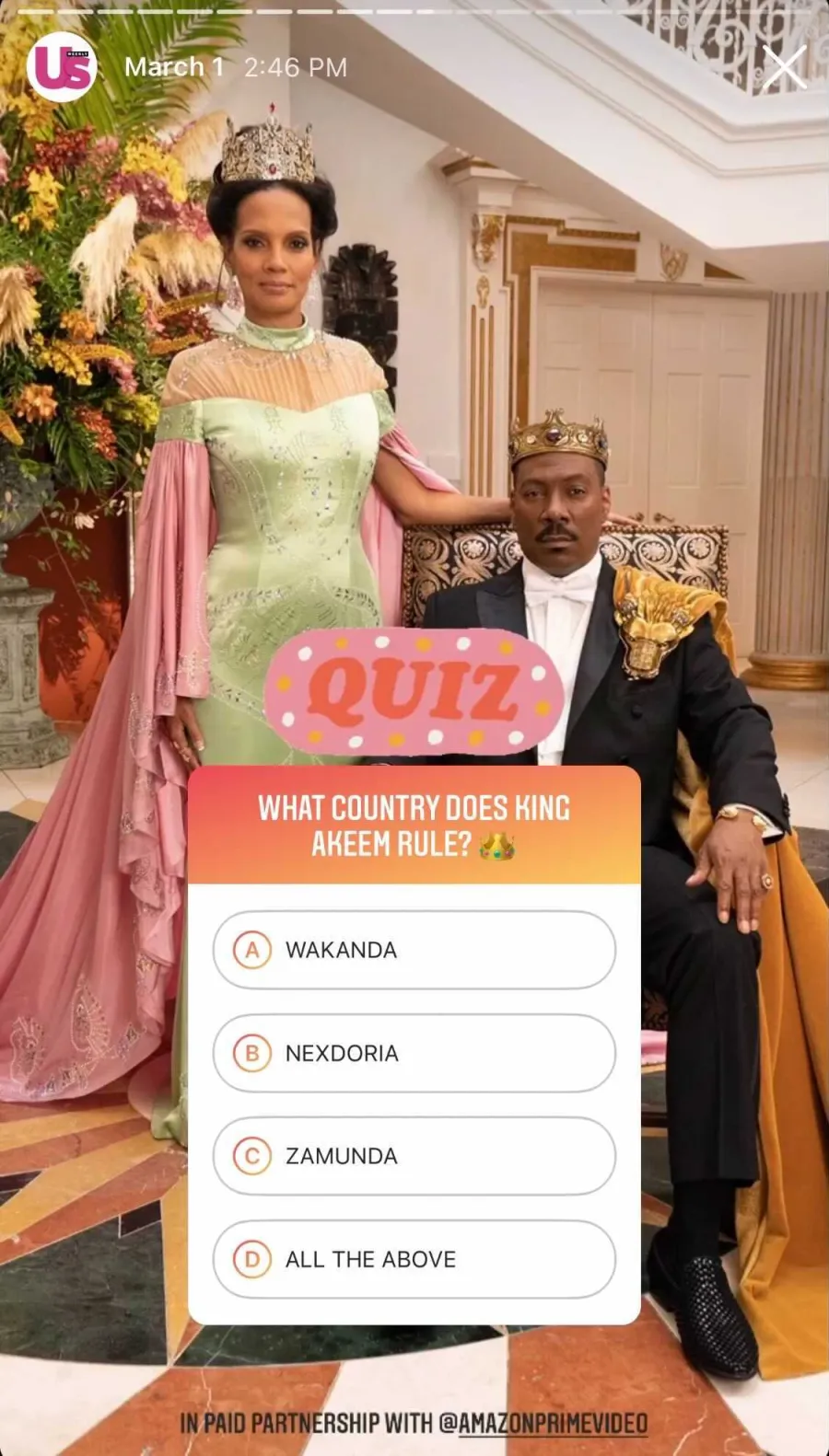 Coming 2 America: Quiz 1