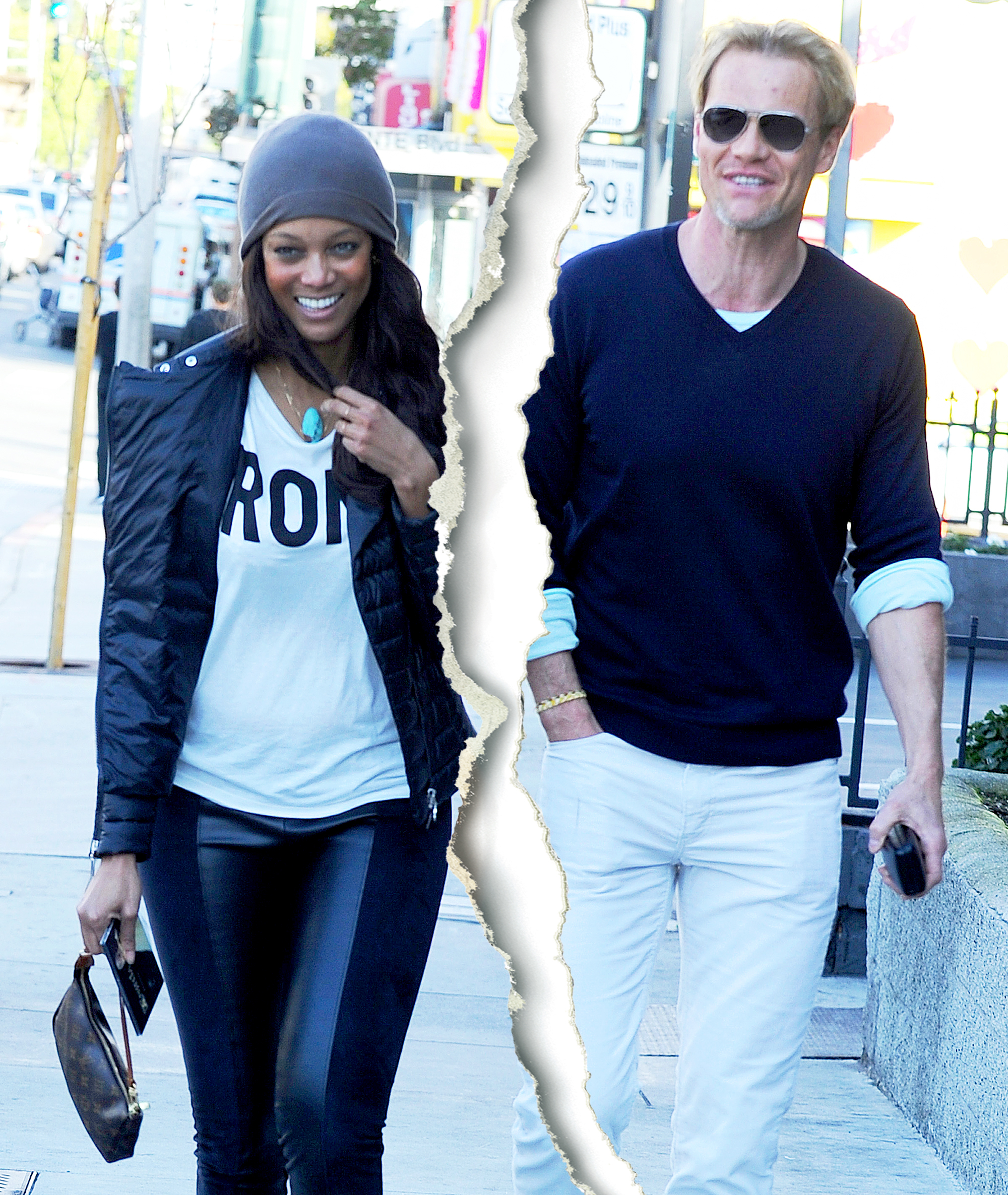 Tyra Banks and Erik Asla