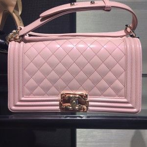 Chanel Spring Patent 2016 Boy Bags