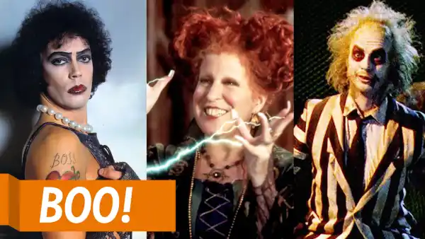 Tim Curry, Bette Midler, Michael Keaton