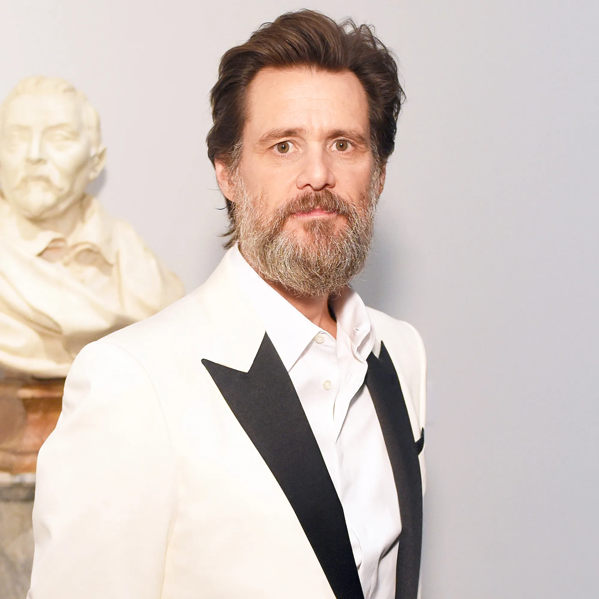 Jim Carrey attends LACMA's 50th Anniversary Gala sponsored by Christie's at LACMA on April 18, 2015 in Los Angeles, California.