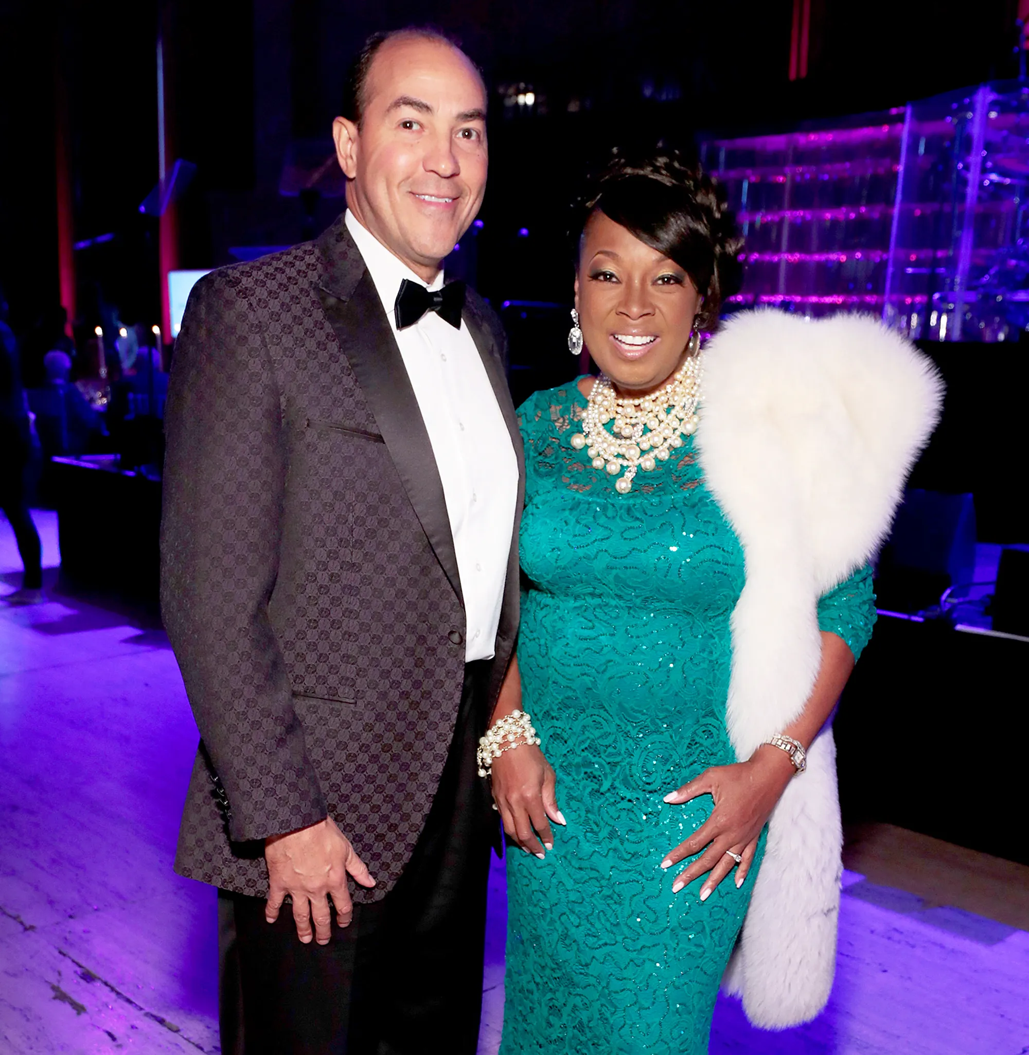 Ricardo Lugo and Star Jones attend Gabrielle's Angel Foundation's Angel Ball 2017 at Cipriani Wall Street on October 23, 2017 in New York City.