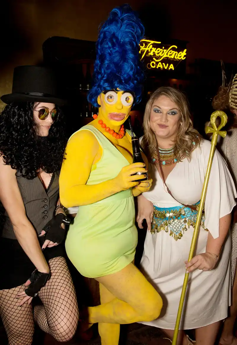 Colton Haynes Marge Simpson Halloween