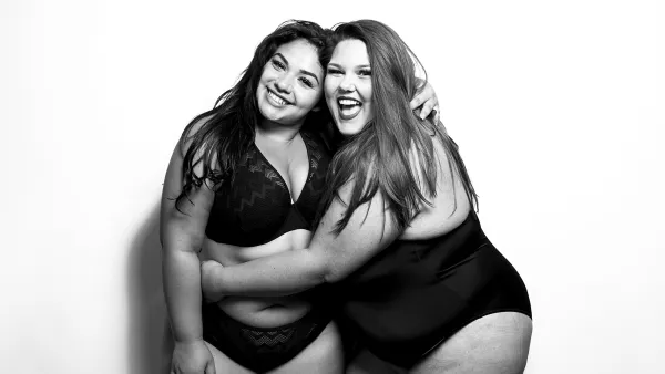 Plus-Size Models Diana Sirokai and Callie Thorpe Karizza