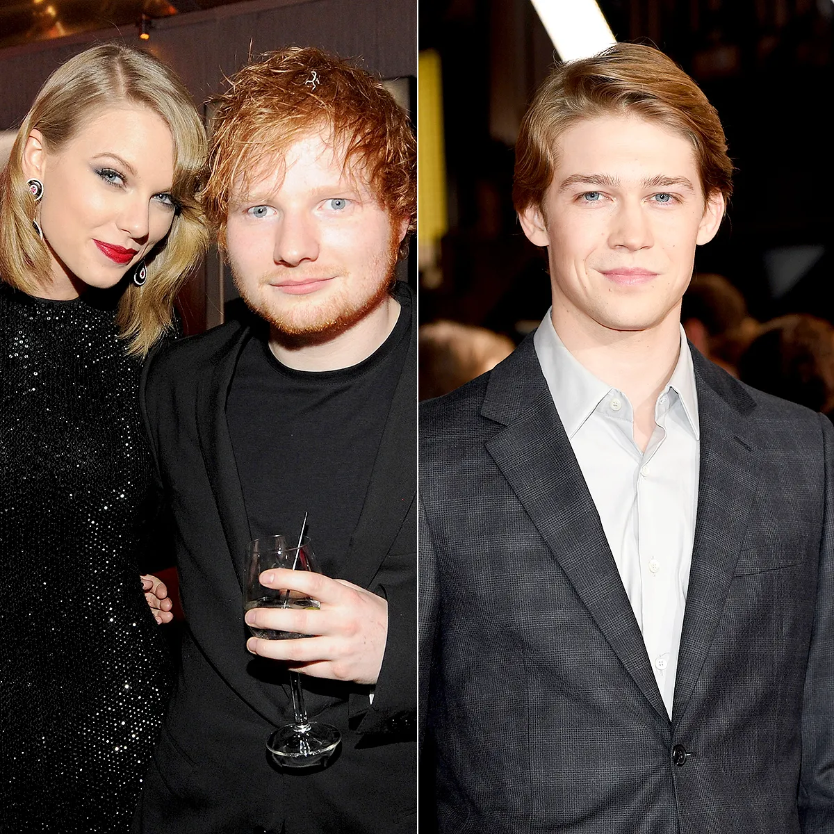 Taylor Swift, Ed Sheeran, and Joe Alwyn