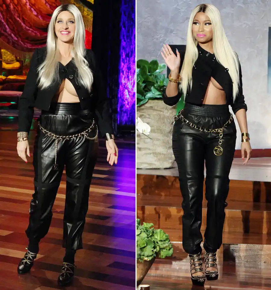 Ellen DeGeneres as Nicki Minaj