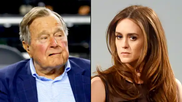 George H.W. Bush and Heather Lind