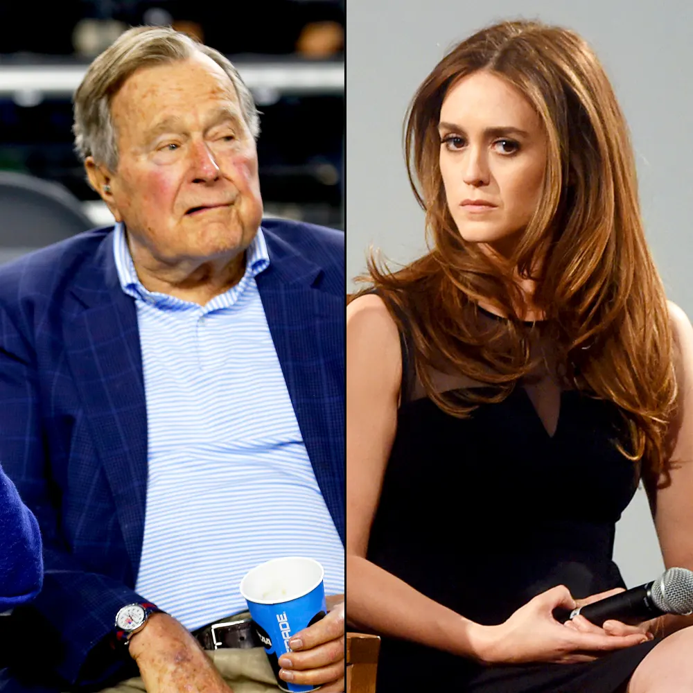 George H.W. Bush and Heather Lind