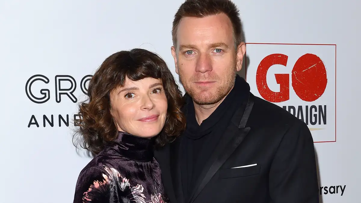 Actor Ewan McGregor and wife Eve Mavrakis