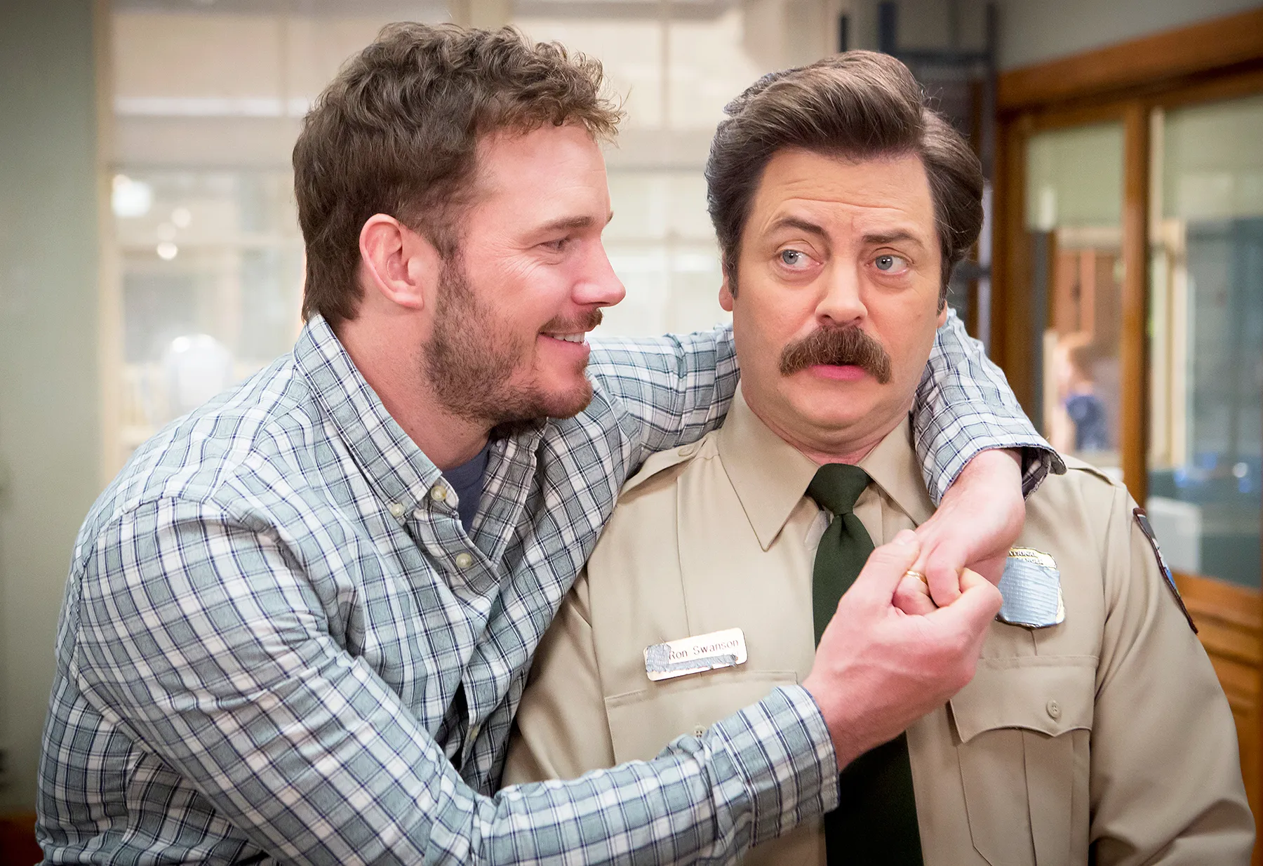 Chris Pratt Nick Offerman Parks and Rec