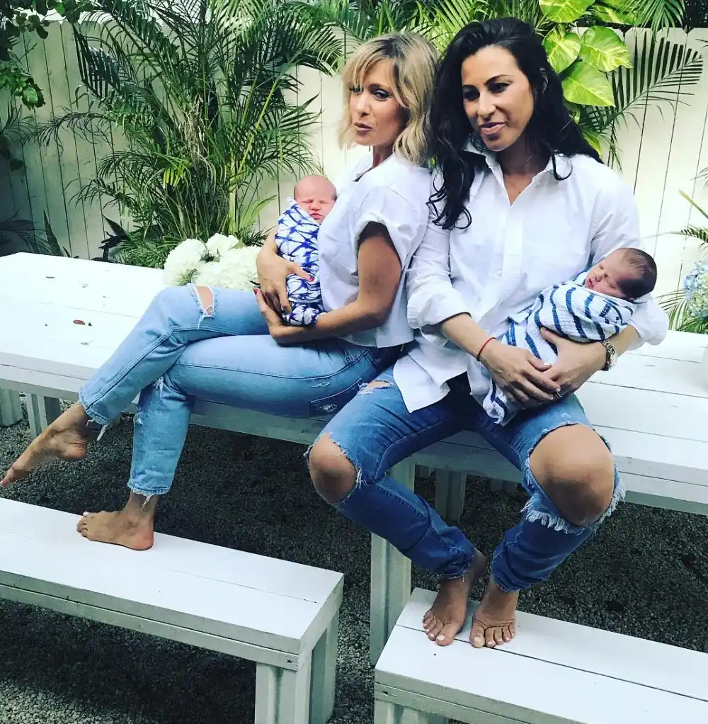 Natalie Gee Rachel Robinson newborns sons Jesse Jack