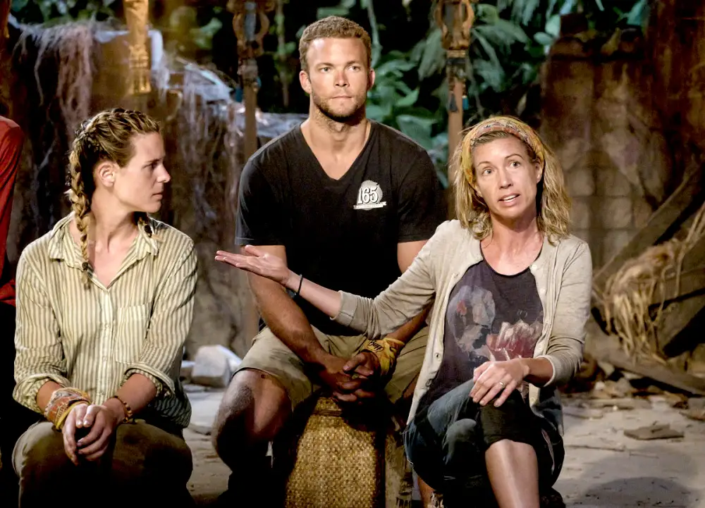 Roark-Luskin,-John-JP-Hilsabeck-and-Chrissy-Hofbeck-at-Tribal-Council