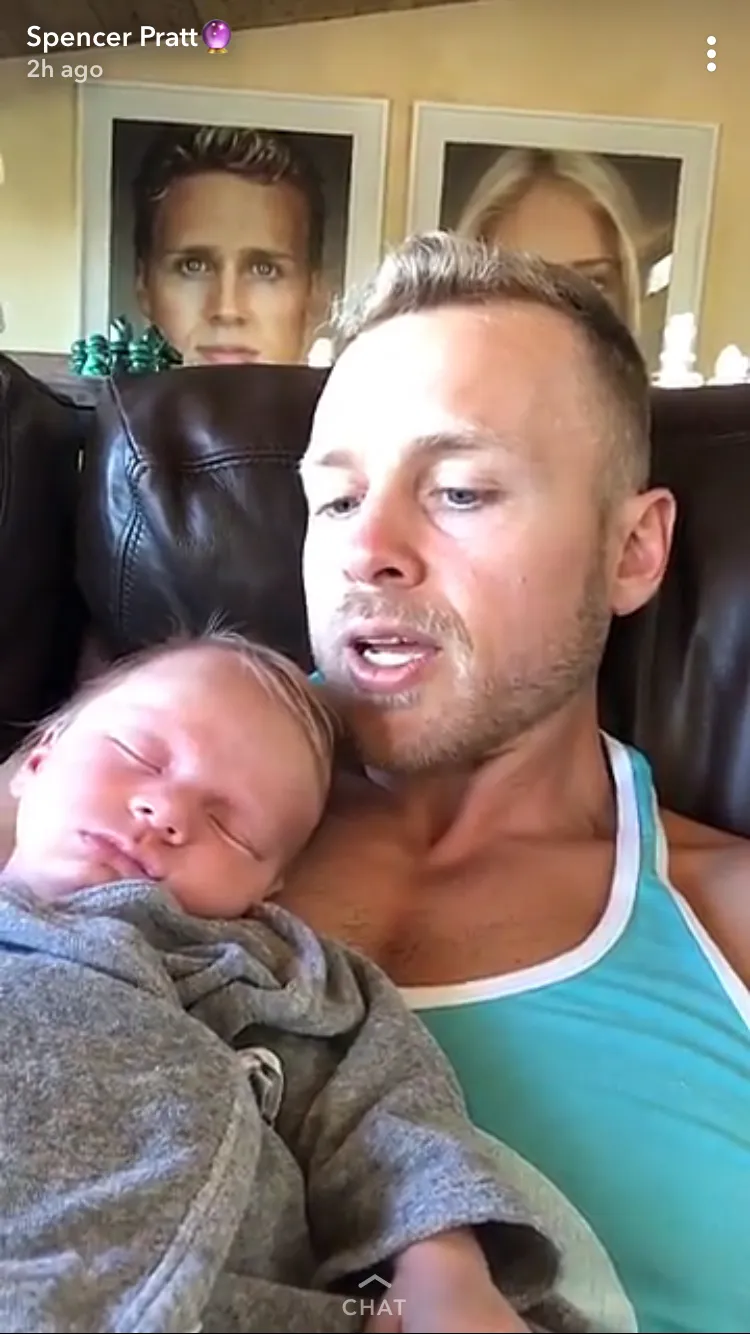 Spencer Pratt and son Gunner