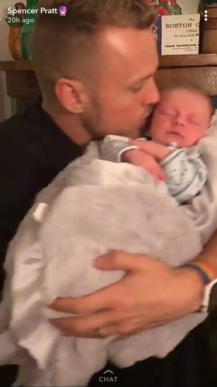 Spencer Pratt and son Gunner