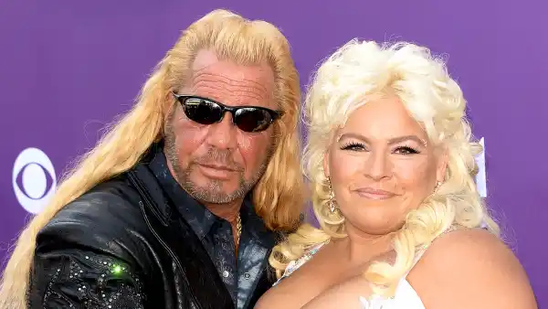 Dog the Bounty Hunter and Beth Chapman arrive at the 48th Annual Academy of Country Music Awards at the MGM Grand Garden Arena in Las Vegas, Nevada.