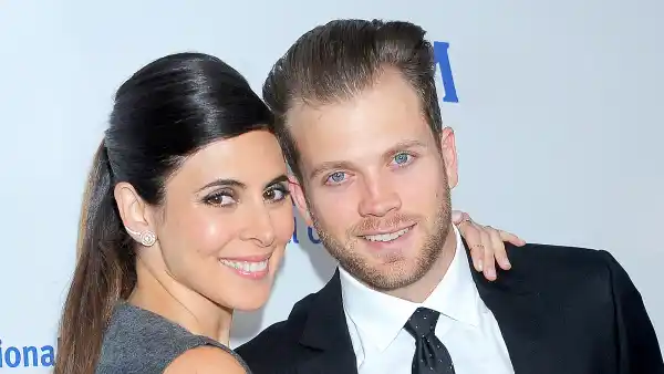 Jamie-Lynn Sigler and Cutter Dykstra arrive at the International Medical Corps' Annual Awards dinner ceremony at the Beverly Wilshire Four Seasons Hotel in Beverly Hills, California.