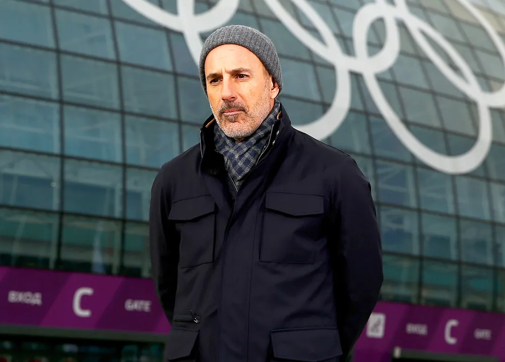 Matt Lauer during the NBC &lsquo;Today&lsquo; show in the Olympic Park ahead of the Sochi 2014 Winter Olympics in Sochi, Russia.