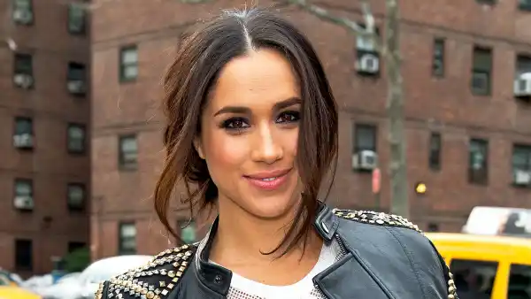 Meghan Markle attends Fall 2014 Mercedes Benz Fashion Week in New York City.