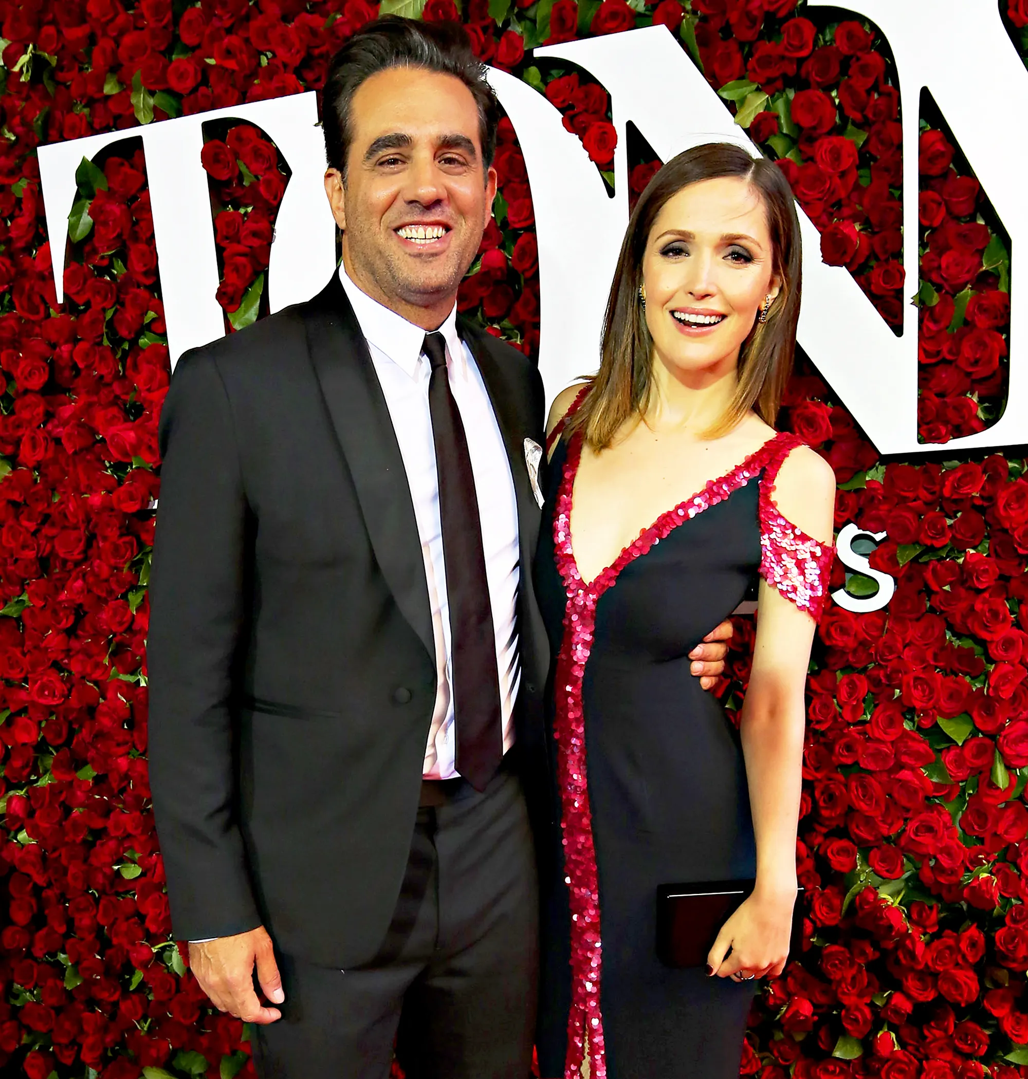 Bobby Cannavale and Rose Byrne attend the 70th Annual Tony Awards at The Beacon Theatre in New York City.