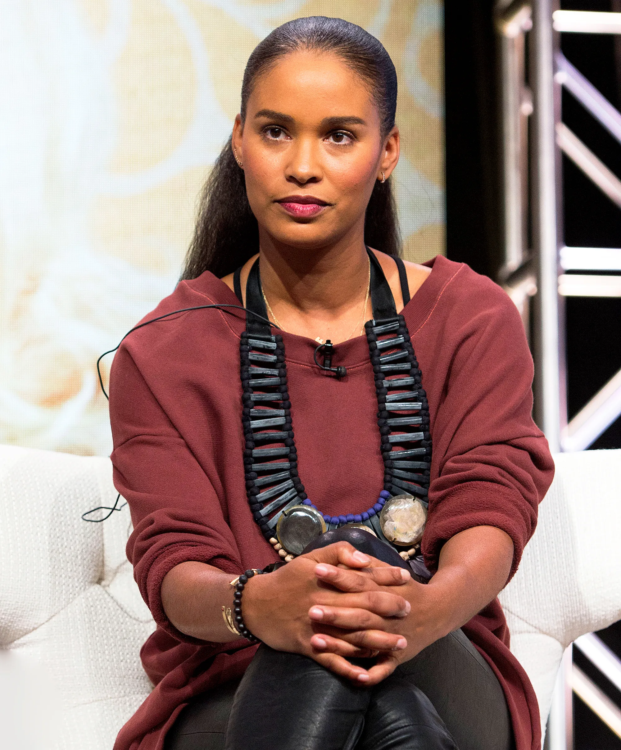 Joy Bryant attends the 2016 Amazon TCA Summer Press Tour in Beverly Hills, California.