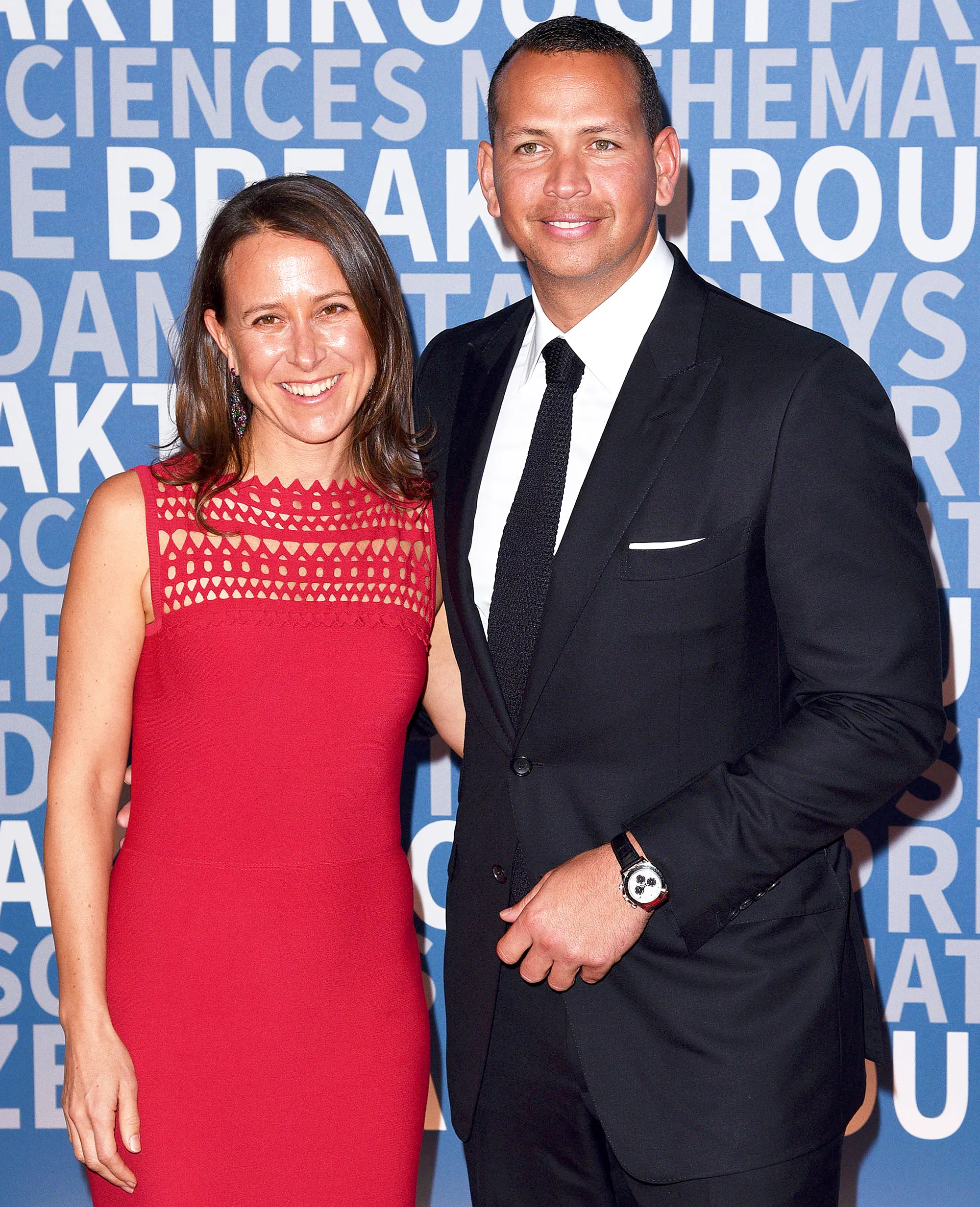 Anne Wojcicki and Alex Rodriguez attend Breakthrough Prize at NASA Ames Research Center in Mountain View, California.