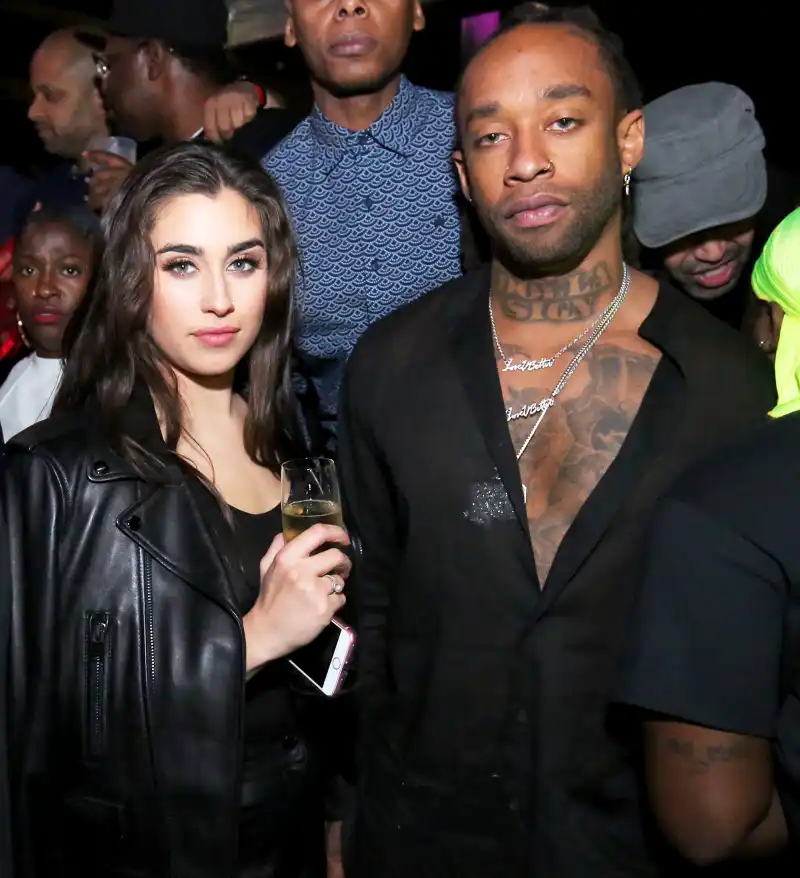 Lauren Jauregui and Ty Dolla Sign attend the official SS18 FENTY PUMA afterparty at Magic Hour Rooftop Bar & Lounge on September 10, 2017 in New York City.