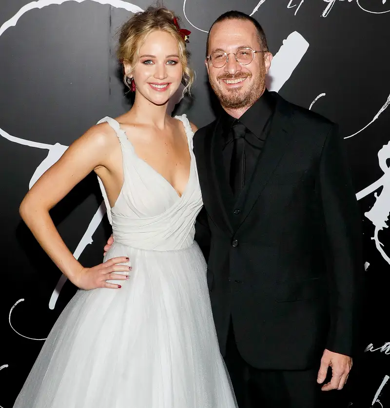Jennifer Lawrence and Darren Aronofsky attend the premiere of "mother!" at Radio City Music Hall on September 13, 2017 in New York City.