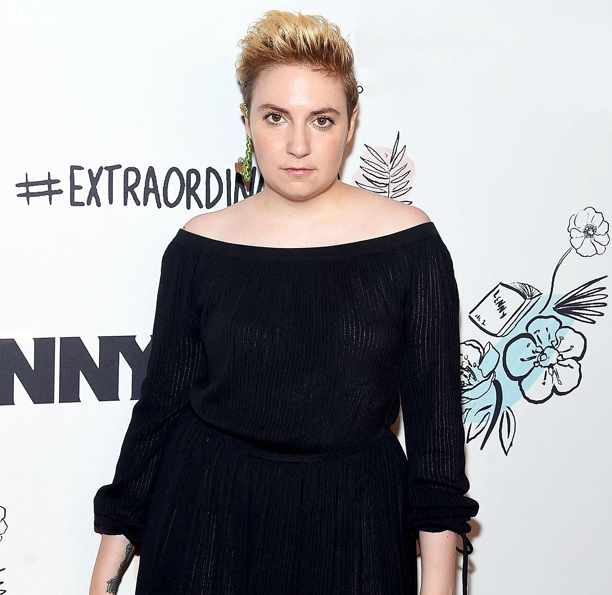 Lena Dunham attends Lenny 2nd Anniversary Party at The Jane Hotel on September 15, 2017 in New York City.