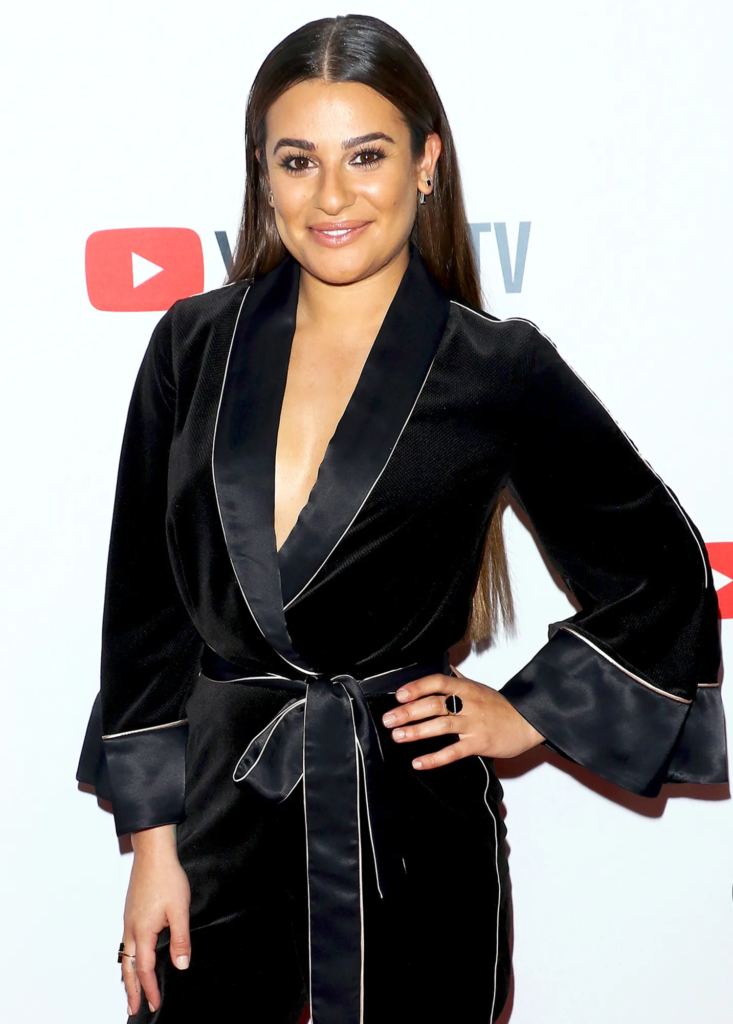 Lea Michele attends the ABC Tuesday Night Block Party event at Crosby Street Hotel on September 23, 2017 in New York City.