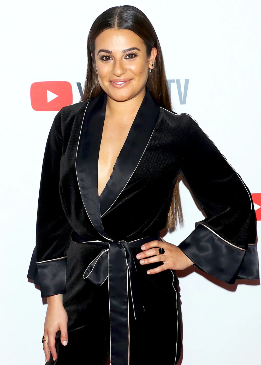 Lea Michele attends the ABC Tuesday Night Block Party event at Crosby Street Hotel on September 23, 2017 in New York City.