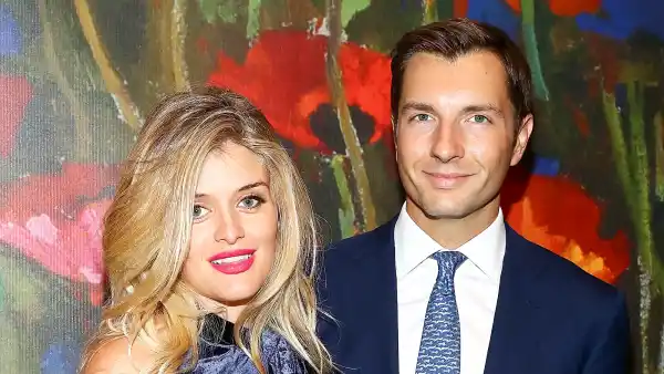 Daphne Oz and John Jovanovic attend 2017 'Take Replica Luxury Handbag A Nude' art party and auction at Sotheby's in New York City.