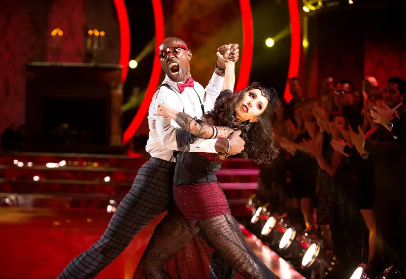 Cheryl Burke and Terrell Owens performing on ‘Dancing With The Stars’