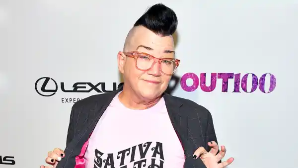Lea DeLaria attends OUT Magazine #OUT100 Event presented by Lexus at the the Altman Building on November 9, 2017 in New York City.