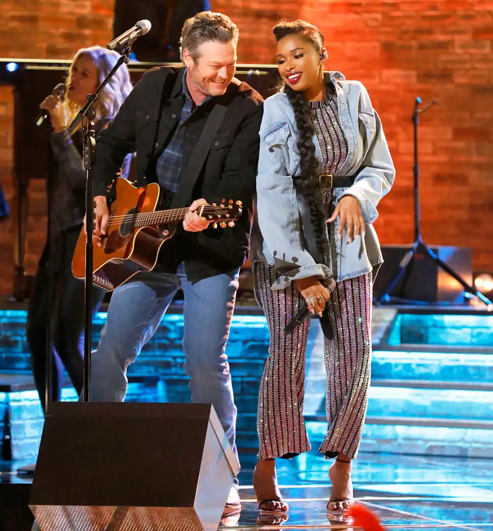 Blake Shelton and Jennifer Hudson
