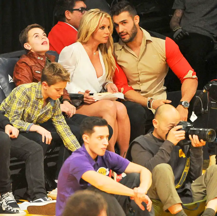 Britney Spears and Sam Asghari