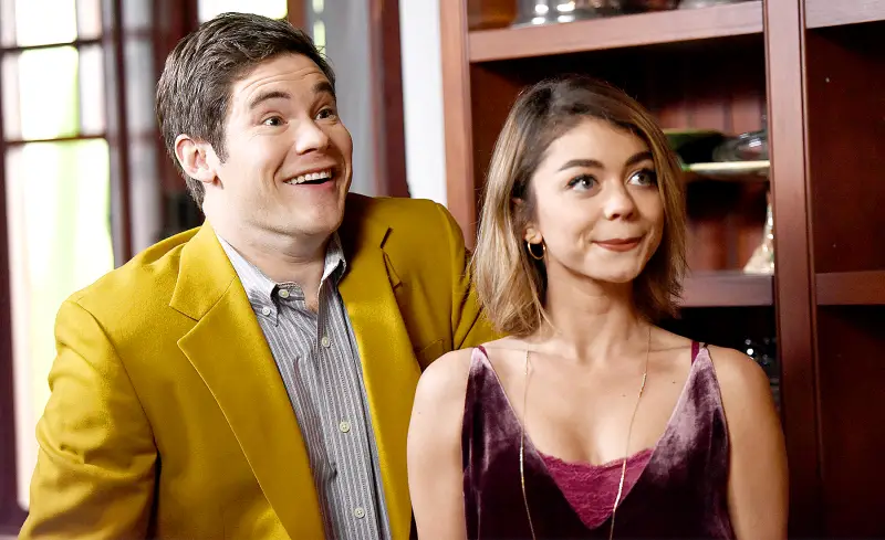Adam Devine and Sarah Hyland on Modern Family