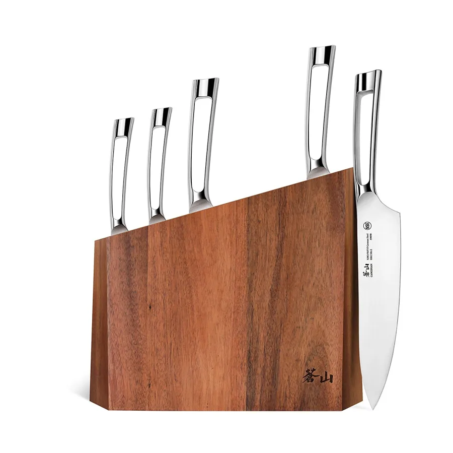 Cangshan N1 Series 59205 6-Piece German Steel Forged Knife Block Set