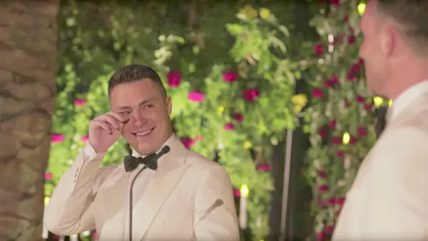 Colton Haynes and Jeff Leatham