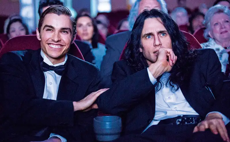 Dave Franco and James Franco as Greg Sestero and Tommy Wiseau on ‘The Disaster Artist‘