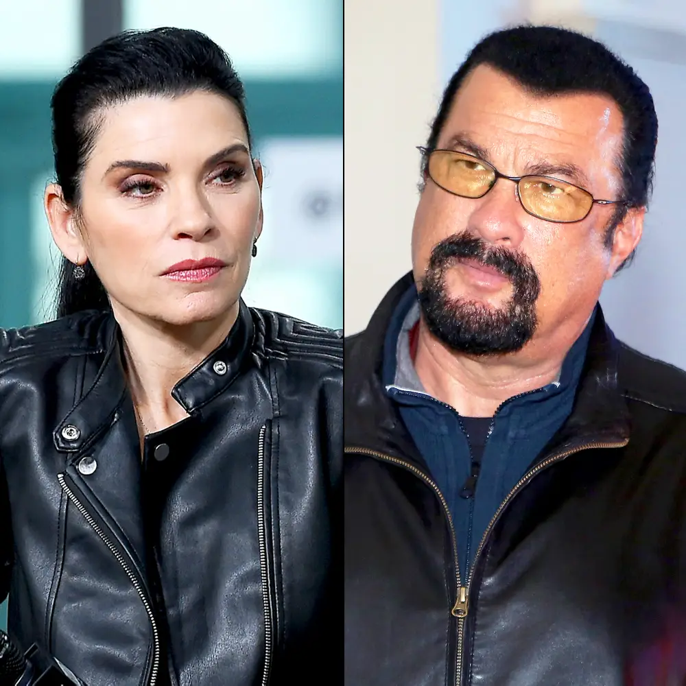 Julianna Margulies and Steven Seagal